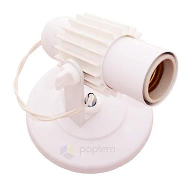 Imagem de Combo Kit com 2 Spot Luminária Haletado Alumínio 12cm Branco