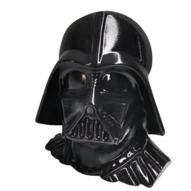 Imagem de Suporte Alexa Echo Dot 4ª Geração, Lorde Vader Star Wars, PLA, 13,7 x 14,1 x 15,3 cm, Preto