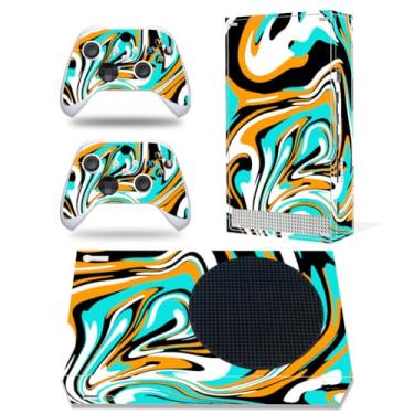 Imagem de Xbox Series S Stickers Full Body Vinyl Skin Decal Protective Cover for Microsoft Xbox Series S Console and Controllers (Series S A)