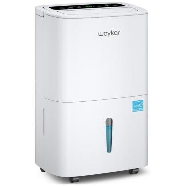 Imagem de Desumidificador Waykar 37,85 Litros para até 464,5m²: Eficiente em Casas, Porões e Cômodos Grandes, com Mangueira de Drenagem e Alça