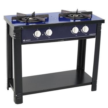 Imagem de Fogão Profissional 2 Bocas Venâncio Linha Bravo Azul Br2baz