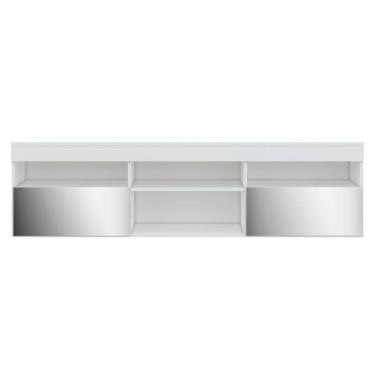 Imagem de Rack Com Espelho Para Tv Até 65´´ Fg3329 Com 2 Portas Branco