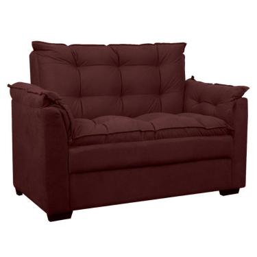 Imagem de Sofá Confortável 1,40 Pequeno Compacto Small Marsala