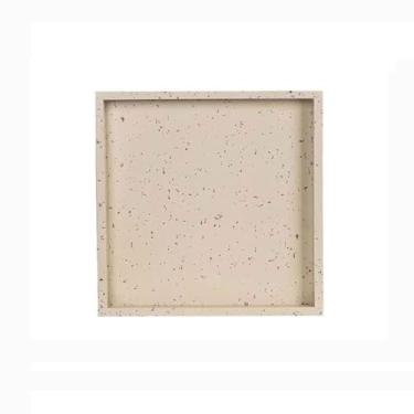 Imagem de Prato de Flores Bandeja coletora quadrada de resina sintética para plantas, palete de cimento imitação para jardim e pátio doméstico Vaso(Beige,XXX-Large)