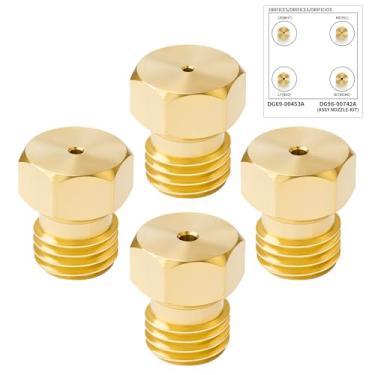 Imagem de Kit de conversão LP de fogão a gás DG96-00742A 4 peças de orifícios compatíveis com DG69-00453A, substitui Samsung NA30R5310FG