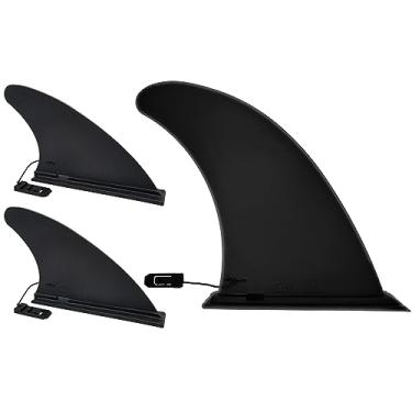 Imagem de Anfyko Conjunto De 3 Quilhas Reposição Para Prancha Stand Up Paddle (1 Peça 9" E 2 Peças 5"), Novo Material, Mais Durável Inquebrável, Quilha Removível Liberação Rápida A Maioria Dos Isup, Inflável