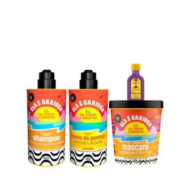 Imagem de Kit Lola Ela é Carioca Sh 500ml + Masc 450ml + Cpp 3ABC 480ml + Pinga!