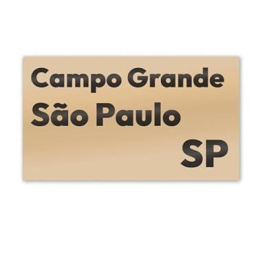 Imagem de Imã de Geladeira Campo Grande São Paulo MDF 7cm x 4cm