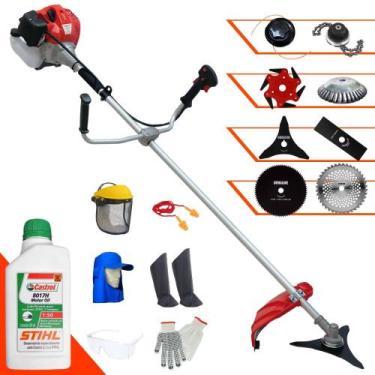 Imagem de Máquina de Cortar Grama Anmax CG430P-TB 43cc 2HP 2T Ideal Para Todos o