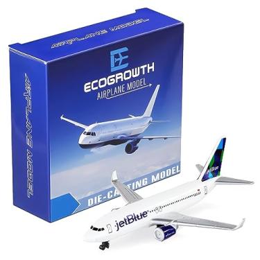 Imagem de EcoGrowth Aeromodelos Aviões Jet Blue Avião Aeronaves Para Coleção E Presentes