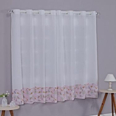 Imagem de Cortina Baby 2 Metros Quarto de Bebê Infantil Menino Menina Varão Simples