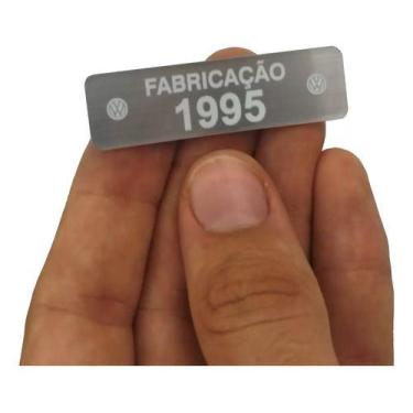 Imagem de Adesivo Etiqueta Ano Fabricação Compatível Volkswagen 1995 - SPTS