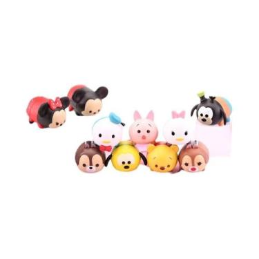 Imagem de Kawaii Disney Tsum Tsum Mini Figuras De Feijão 14 Peças Mickey Minnie 