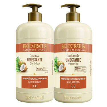 Imagem de Kit Shampoo + Condicionador Bio Extratus Óleo de Coco 1L