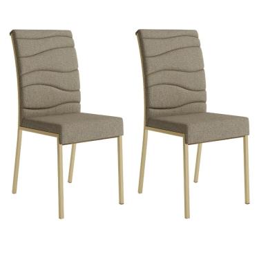 Imagem de Cadeira Duna Carraro Bamboo c/ Dourado