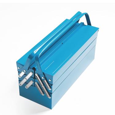 Imagem de Caixa Sanfonada para Ferramentas Tramontina Master com 5 gavetas e Alças Fixas