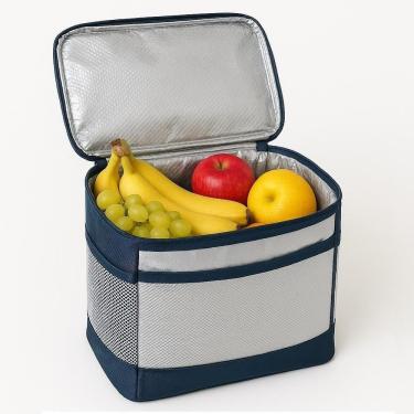 Imagem de Bolsa Termica Portatil 17l Academia Marmita Com Alça Para Frasqueira Impermeavel Cooler Dobrável Camping Prai