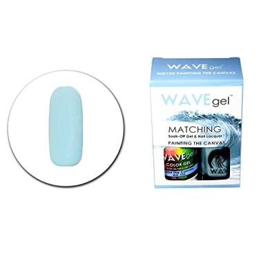 Imagem de WAVEGEL Soak-0ff Gel e Esmalte para Unhas Conjunto Duo Combinando - Pintura em Tela - WG103-103 I 14,2 g