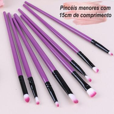 Imagem de Kit Pincéis Maquiagem Profissional 32 Peças com Estojo Organizador GT605-Unissex