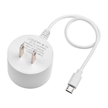 Imagem de Adaptador de alimentação Vebner de 30 cm compatível com o cabo de alimentação do Google Home Mini – adaptador de alimentação Micro B. (Suporte)