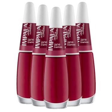 Imagem de Kit 5 Esmaltes Coleção A Cor da Sua Moda Cor Jane Impala