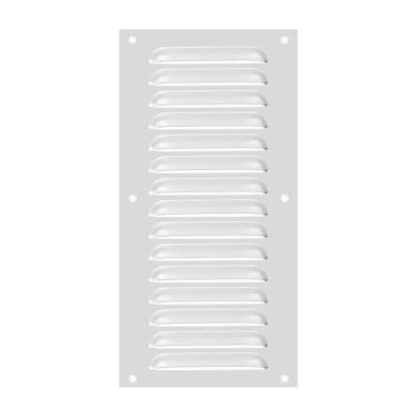 Imagem de PATIKIL Capa de ventilação de alumínio de 30 x 15 cm, cobertura de ventilação de grade de ar HVAC, malha embutida para casa, cozinha, lareira, banheiro, parede, teto, prata