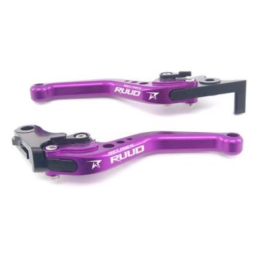 Imagem de Manete Esportivo Cb600 Cbr500 Cb919 Nc700 - Ruud Race Parts, Roxo