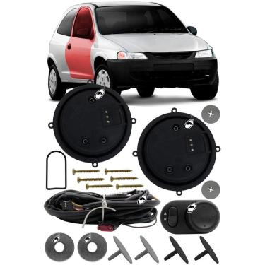 Imagem de Kit Retrovisor Elétrico Simples Tragial Celta G1 2000 A 2005