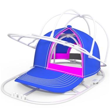 Imagem de YEENOR Gaiola de lavadora de chapéus para máquina de lavar – Rack de limpeza de boné de beisebol, lavagem de tampa esférica, pode ser lavada na lava-louças, perfeita para limpar e proteger chapéus na