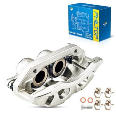 Imagem de PHILTOP Pinça de freio dianteira esquerda 18-B5055 para 2011-2018 1500 dianteiro esquerdo, 2019-2023 1500 Classic dianteiro esquerdo, 2009-2010 Ram 1500 dianteiro esquerdo, 2007-2009 Aspen dianteiro
