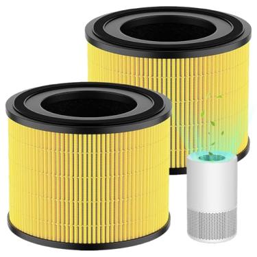 Imagem de CHAMONNY Substituição de filtro AP-S0610L, compatível com purificador de ar MOO-KA AP-S0610L, filtro HEPA verdadeiro H13 3 em 1 e filtro de carvão ativado (AP-S0610L pacote com 2 filtros para animais