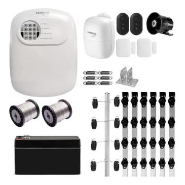 Imagem de Kit Alarme e Cerca Elétrica Intelbras ANM 24 NET Proteção para 80m de 