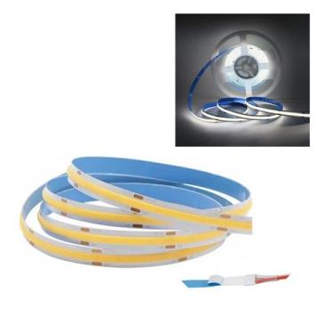 Imagem de Fita de Led COB 6500K 12v Rolo 50 metros 10w Sala Quarto Cozinha Ambie