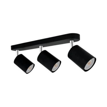Imagem de Spotlight De Teto LED De Três Cabeças Com Lâmpada Substituível GU10 Pa