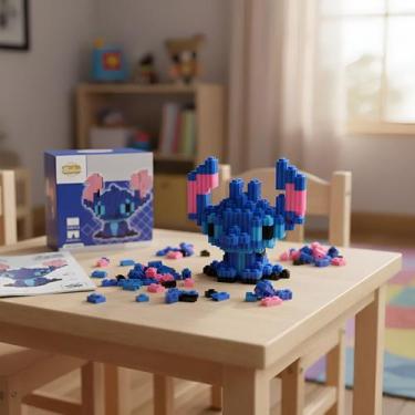 Imagem de Bloco Mágico de Montar Stitch Personagem Filme Lilo e Stitch - Macall