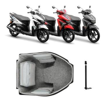 Imagem de Forração Yamaha Neo 125 2017 Cinza Premium + 1 Antena - Jaspe Ateliê