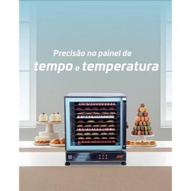 Imagem de Forno Elétrico de Convecção FETPD Maxx Azul 10 Assadeiras Modelo Turbo Professional Digital Titã