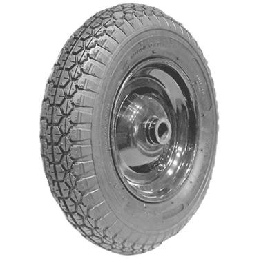 Imagem de Kit Pneu Carrinho De Mão Carriola Industrial 350-8 + Camara + Roda Buffalo