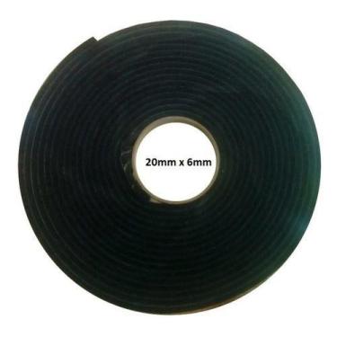 Imagem de Borracha Colante, Fita, Adesiva, Espuma, 20mm X 6mm - 10mts - Unespuma