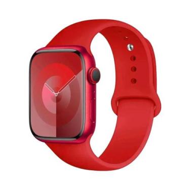 Imagem de Pulseira De Silicone Esportiva De 49mm 44mm 45mm 40mm 41 42mm 46mm Par