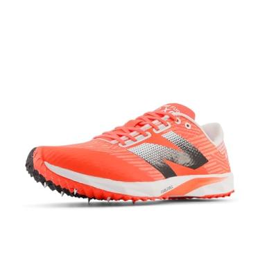 Imagem de New Balance Tênis de corrida unissex FuelCell Xc7 V5, Urgent Red/Black/White, 15.5 Wide Women/14 Men