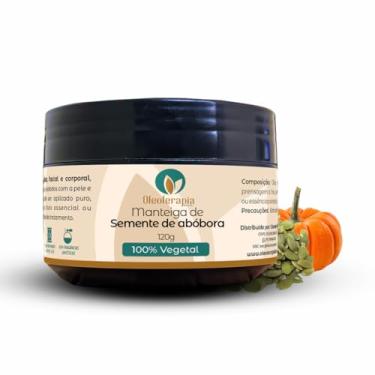 Imagem de Manteiga de Semente de Abóbora 100% vegetal - uso capilar e corporal (120g)