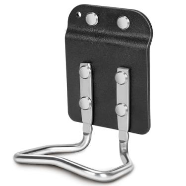 Imagem de ANSEVO Suporte de martelo para cinto, coldre de martelo feito de metal adequado para cintos de trabalho, construção, artesão, carpinteiro, eletricista, jardim