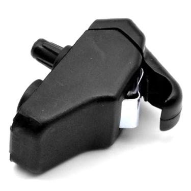 Imagem de HAOTOM Retentor de gancho de clipe de viseira de sol compatível com Maserati Ghibli GranTurismo Quattroporte 2014-2017, Levante 2016-2020 substitui 670028335 preto