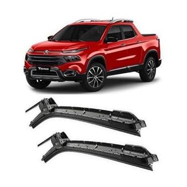 Imagem de TIGER AUTO KIT PALHETAS DE PARABRISA EM SILICONE PREMIUM, COMPATÍVEL FIAT TORO 2017 EM DIANTE, DURABILIDADE GARANTIDA E LIMPEZA EFICIENTE