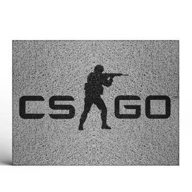 Imagem de Tapete Capacho Decorativo CS GO - EMPIRE GAMER, 80 cm x 40 cm