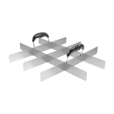 Imagem de ＫＬＫＣＭＳ Divisor de bolo, marcador de porção igual, cortador de bolo para uso doméstico, casamento, restaurante, com 9 Fatias