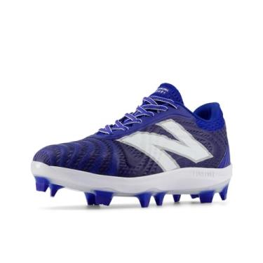 Imagem de New Balance Tênis de beisebol masculino FuelCell 4040 V7 moldado, Team Royal/Branco óptico, 16