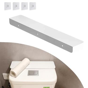 Imagem de Placa de extensão de lacuna de metal para geladeira de cozinha, divisória lateral de geladeira, capas de lacuna entre bancada e paredes, sem broca (branco, 40 x 10 cm)