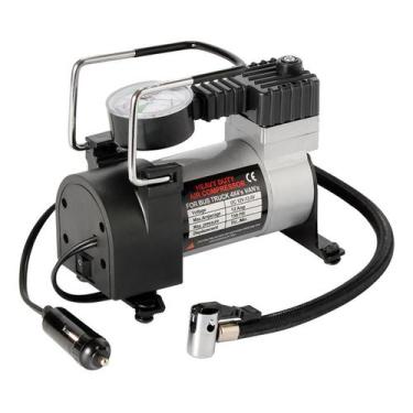 Imagem de Bomba compressor De Ar Portátil Calibra Encher Pneu De Carro Bike Moto